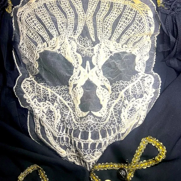 One of a kind Artist handmade Medals Embellished Military Jacket Coat.Rock Star!